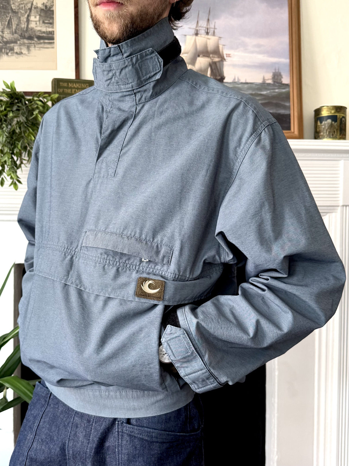Vintage 1990’s Paul Smith Jeans Made in England Technical Pullover Smock.