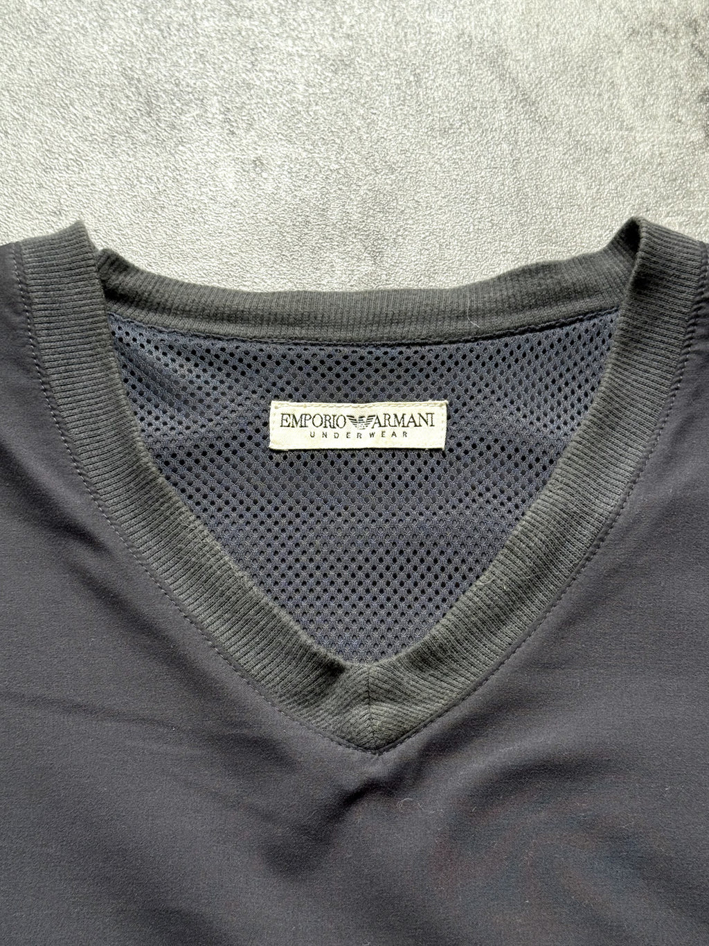 Vintage 1990's Emporio Armani Dual Layer Mesh Windproof Smock.