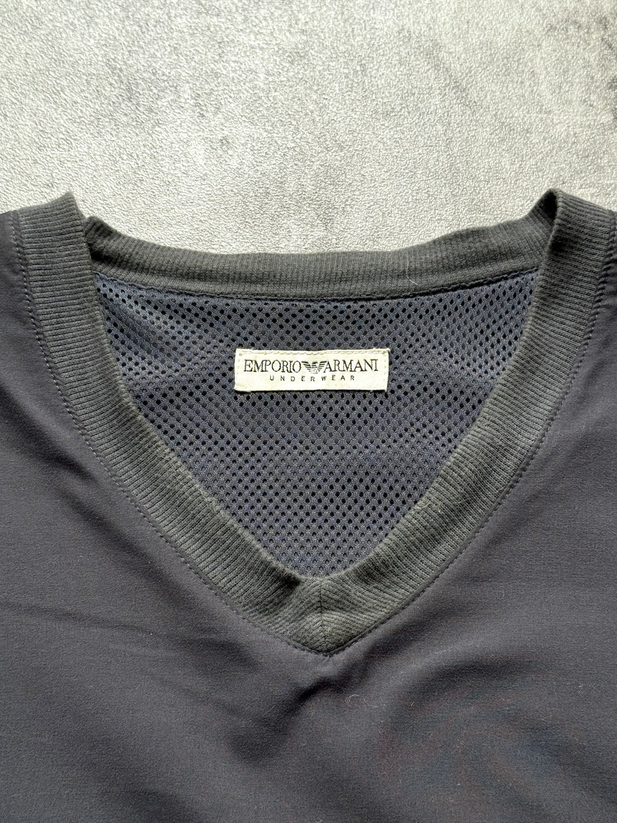 Vintage 1990's Emporio Armani Dual Layer Mesh Windproof Smock.