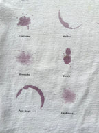 Vintage 1994 Single Stitch Wine Stain Graphic Tee.