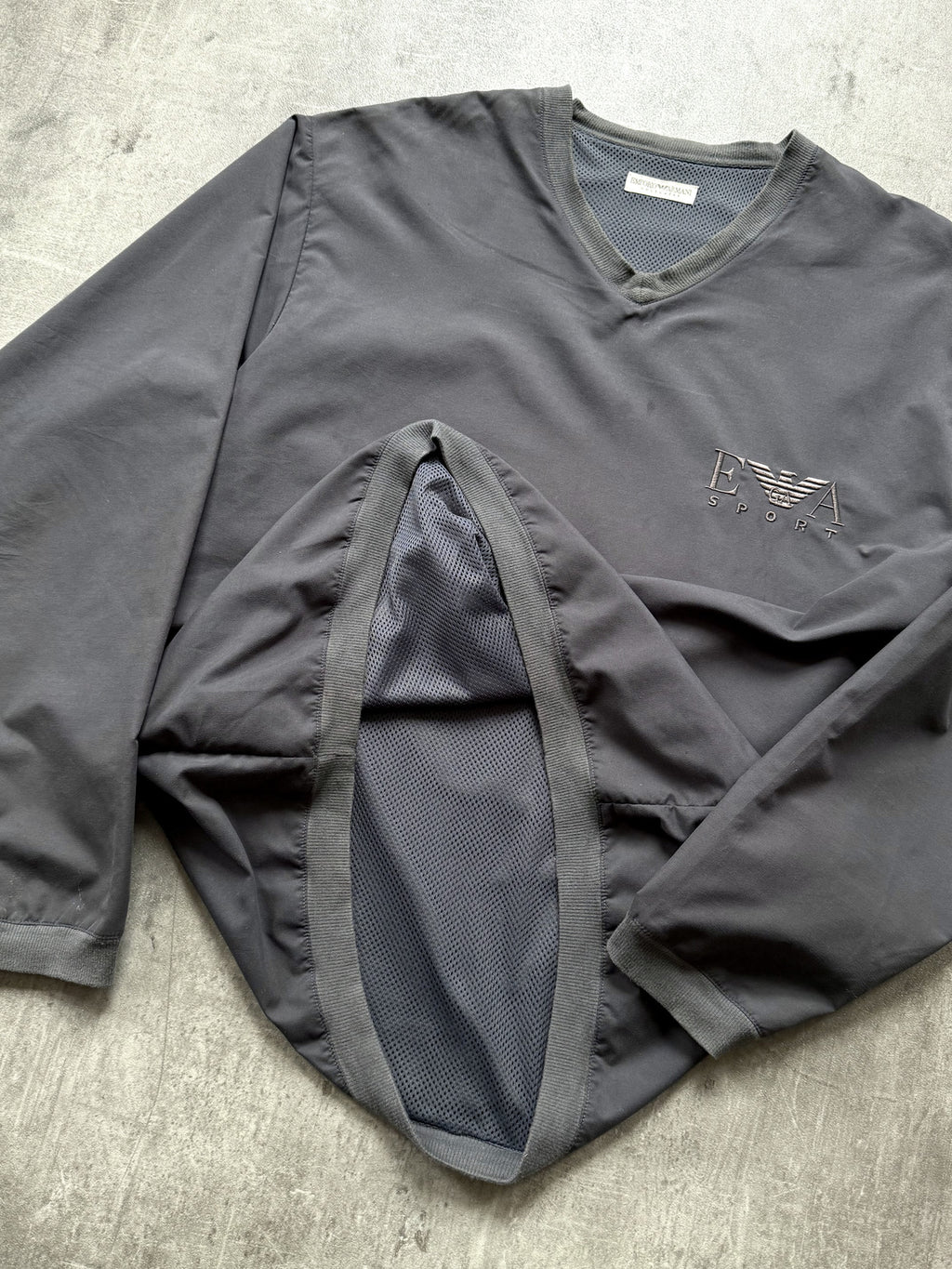 Vintage 1990's Emporio Armani Dual Layer Mesh Windproof Smock.