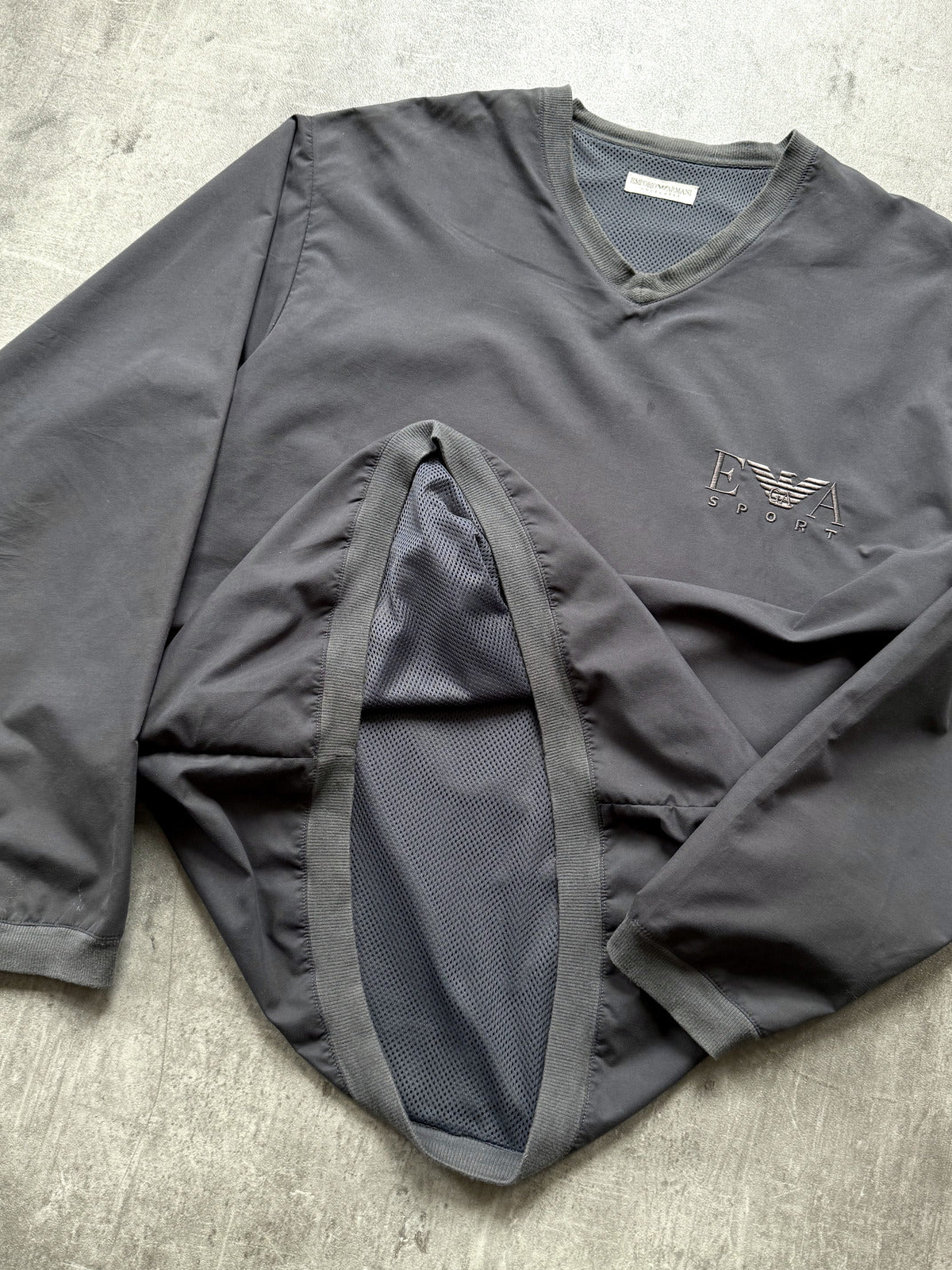 Vintage 1990's Emporio Armani Dual Layer Mesh Windproof Smock.