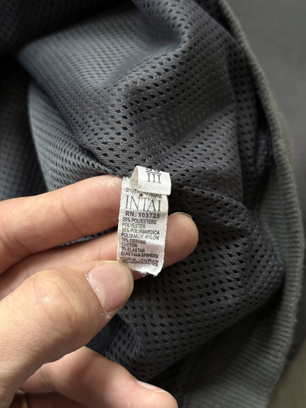 Vintage 1990's Emporio Armani Dual Layer Mesh Windproof Smock.