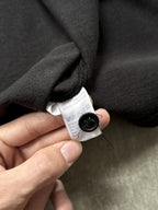Vintage 1990's Paul Smith Jeans Full Zip Cotton Utility Pocket Black Work Shirt.