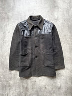 Vintage 1950’s Linoco English Sunfaded Wool Vinyl Donkey Jacket.