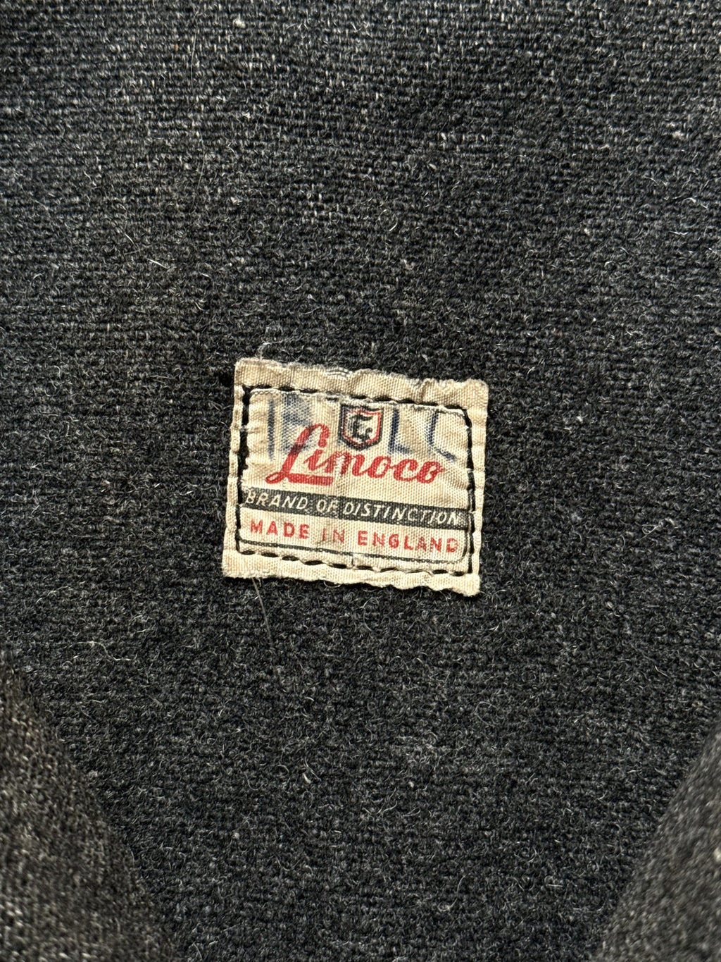 Vintage 1950’s Linoco English Sunfaded Wool Vinyl Donkey Jacket.