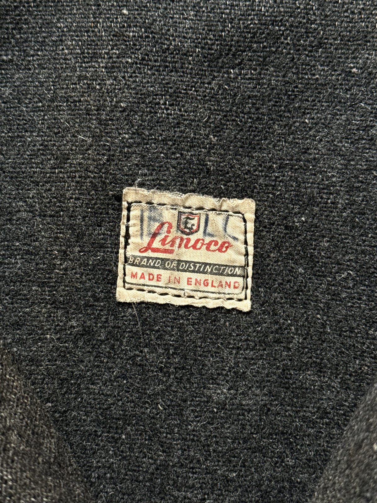 Vintage 1950’s Linoco English Sunfaded Wool Vinyl Donkey Jacket.