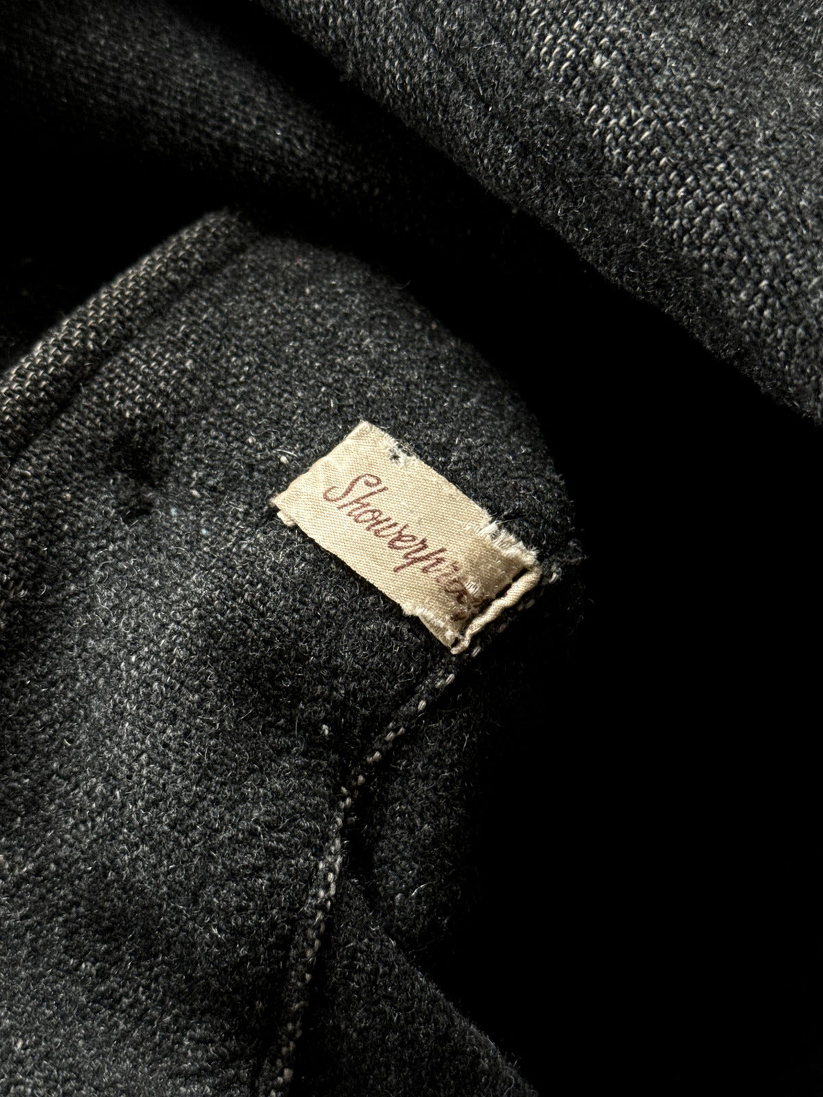 Vintage 1950’s Linoco English Sunfaded Wool Vinyl Donkey Jacket.