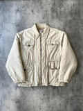 1990’s Paul Smith Made in England RiRi Zip Quilted Cycling Coat.