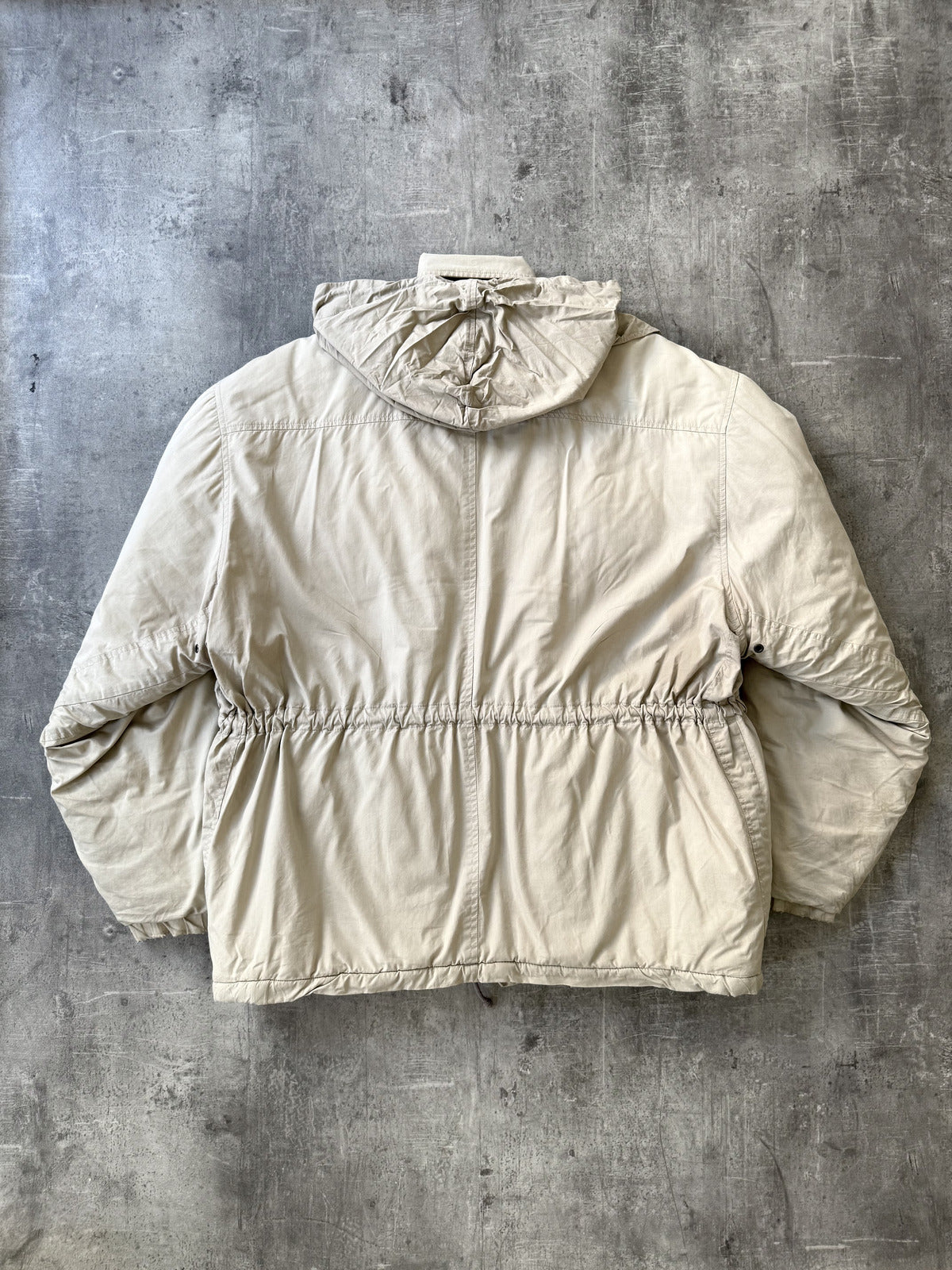 1990’s Paul Smith Made in England RiRi Zip Quilted Cycling Coat.