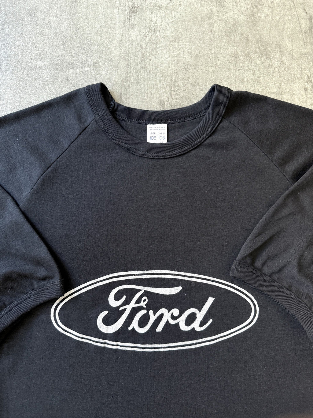 Vintage 1980’s Ford Australian Made Raglan Single Stitch Promo Tshirt.