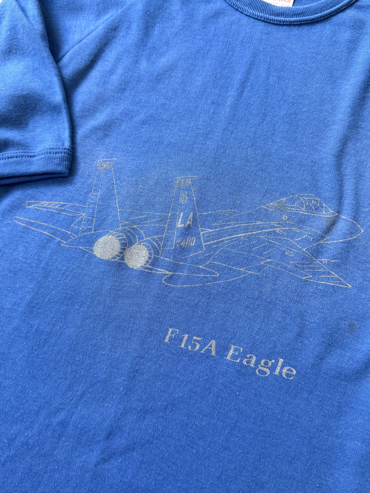 Vintage 1980’s USAF F15A Eagle Aus Made Raglan Single Stitch Military Tshirt.