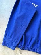 Vintage 1980's Umbro Royal Blue Pullover Graphic Drill Smock.