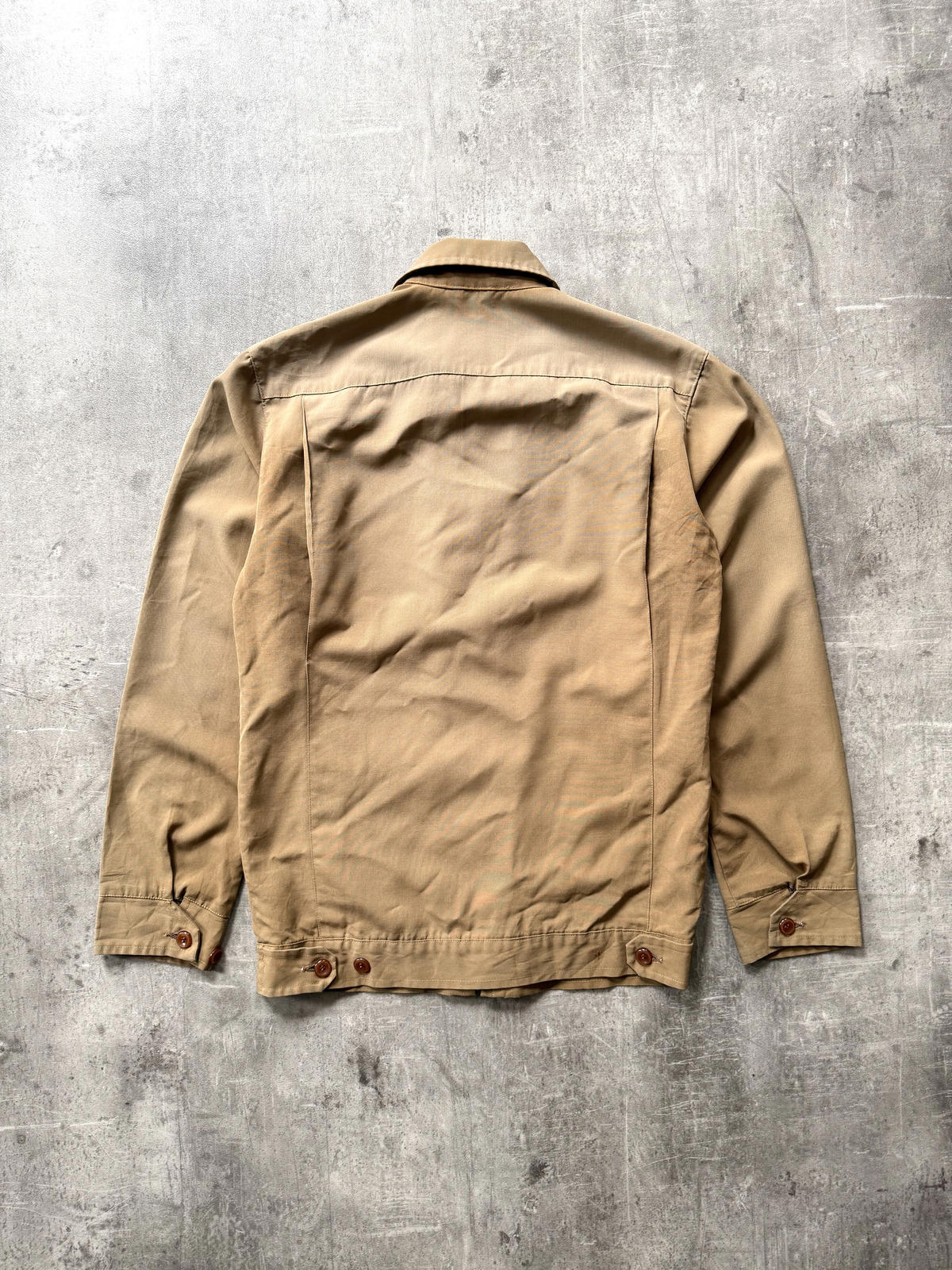 Vintage 1970’s Chinese Workwear Full Zip Sun-faded Blouson.