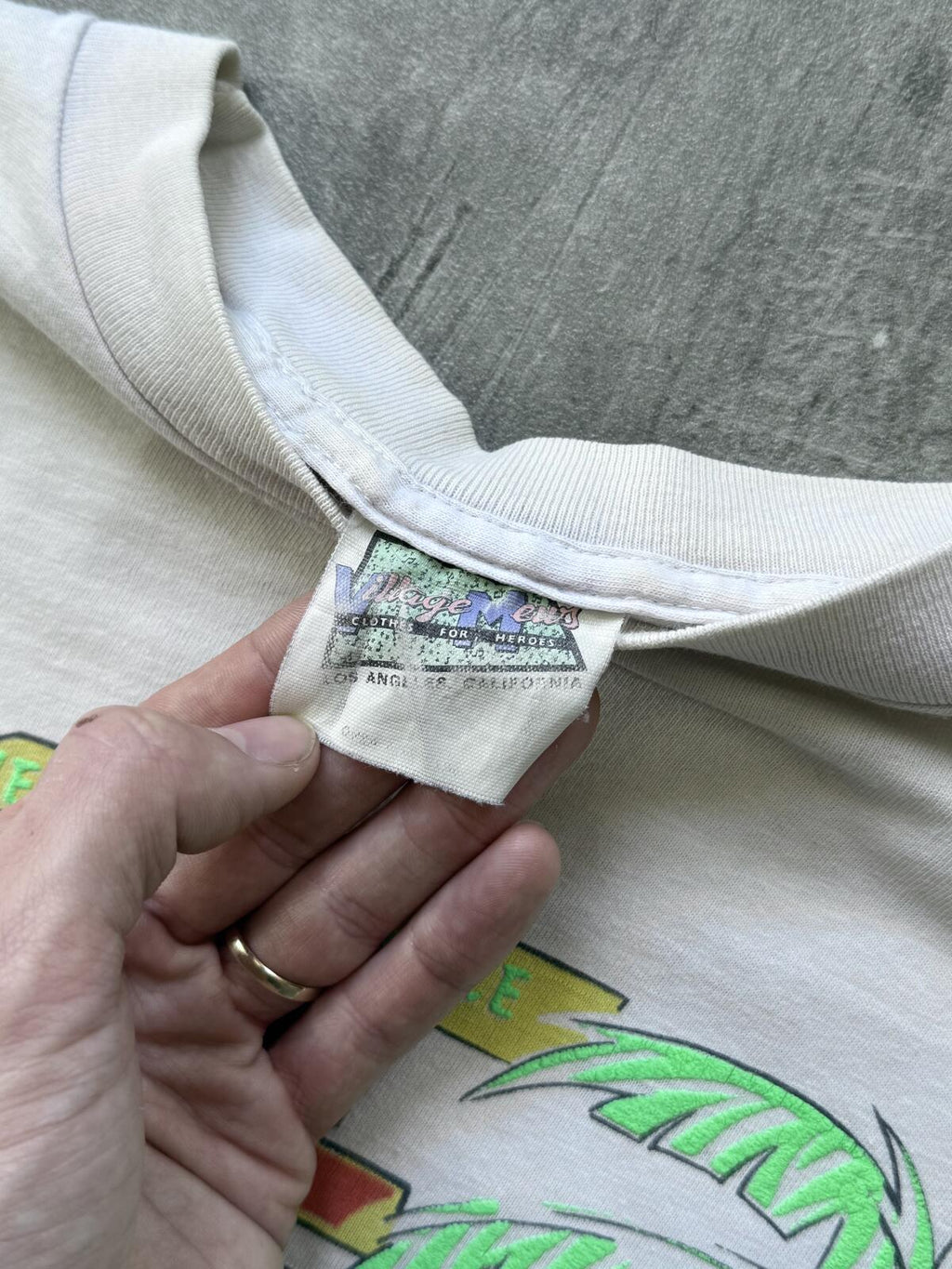 Vintage 1986 Fred Flintstone ‘Bedrock Vice’ Single Stitch Boxy Fit Graphic Tee.
