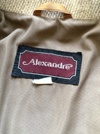 Vintage 1970's Alexandre Dagger Collar Woven Ricky Style Blouson.