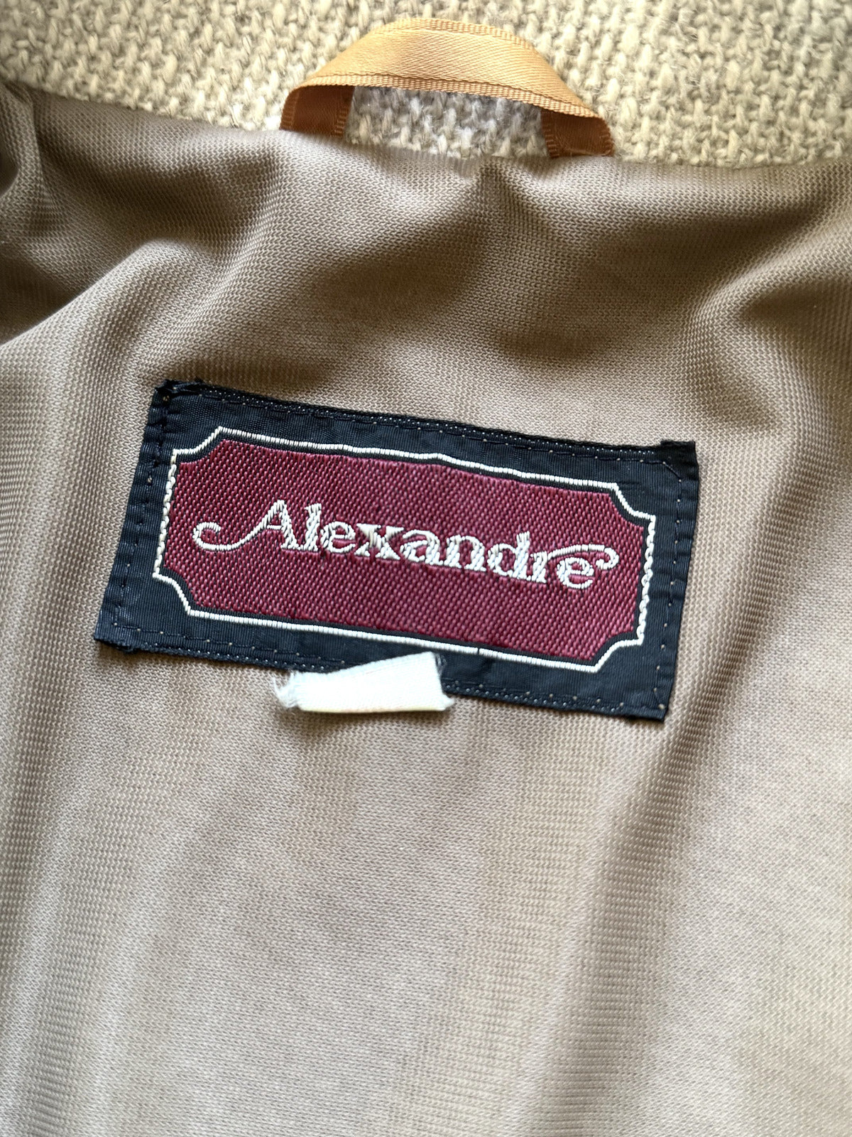 Vintage 1970's Alexandre Dagger Collar Woven Ricky Style Blouson.