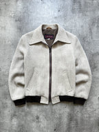 Vintage 1970's Alexandre Dagger Collar Woven Ricky Style Blouson.