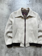 Vintage 1970's Alexandre Dagger Collar Woven Ricky Style Blouson.