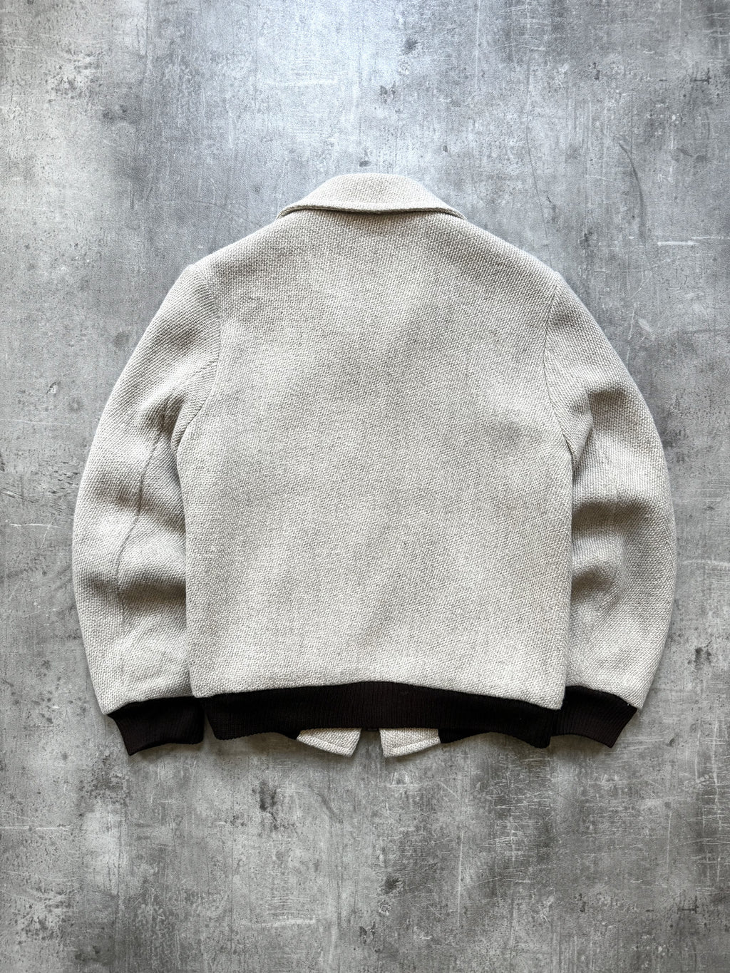 Vintage 1970's Alexandre Dagger Collar Woven Ricky Style Blouson.