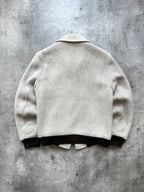 Vintage 1970's Alexandre Dagger Collar Woven Ricky Style Blouson.