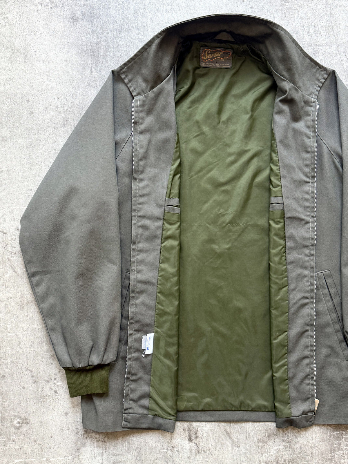Vintage 1970's Sartor Yorkshire English Twill Cotton Buckled Walking Jacket.