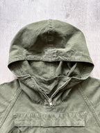 Vintage 1970’s British Army Modified Canvas Cadet Smock Pullover.