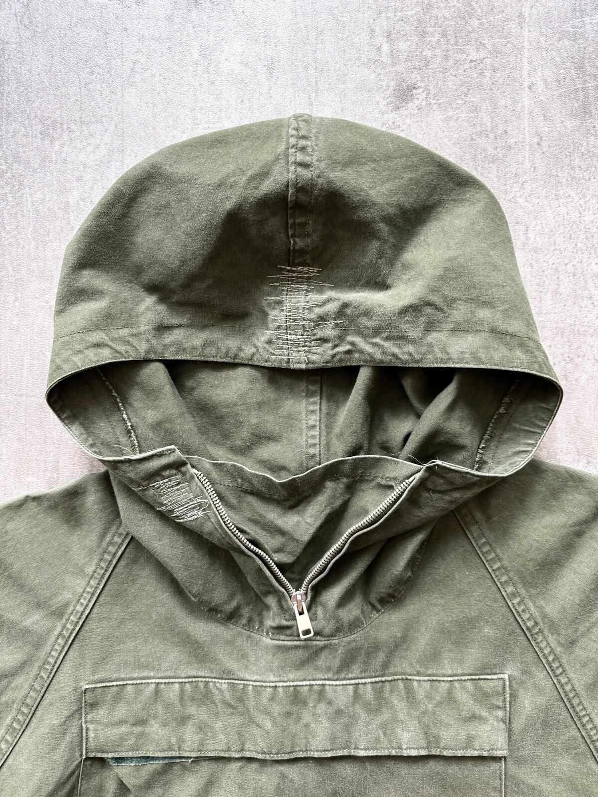 Vintage 1970’s British Army Modified Canvas Cadet Smock Pullover.