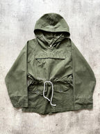 Vintage 1970’s British Army Modified Canvas Cadet Smock Pullover.