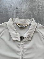 Vintage 1970's Montgomery Ward Pride Zipper Lightweight Cropped Summer Blouson.