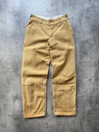 Vintage 1960's Black Sheep USA Duck Canvas Hunting Workwear Talon Zip Trousers.