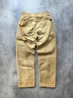 Vintage 1960's Black Sheep USA Duck Canvas Hunting Workwear Talon Zip Trousers.