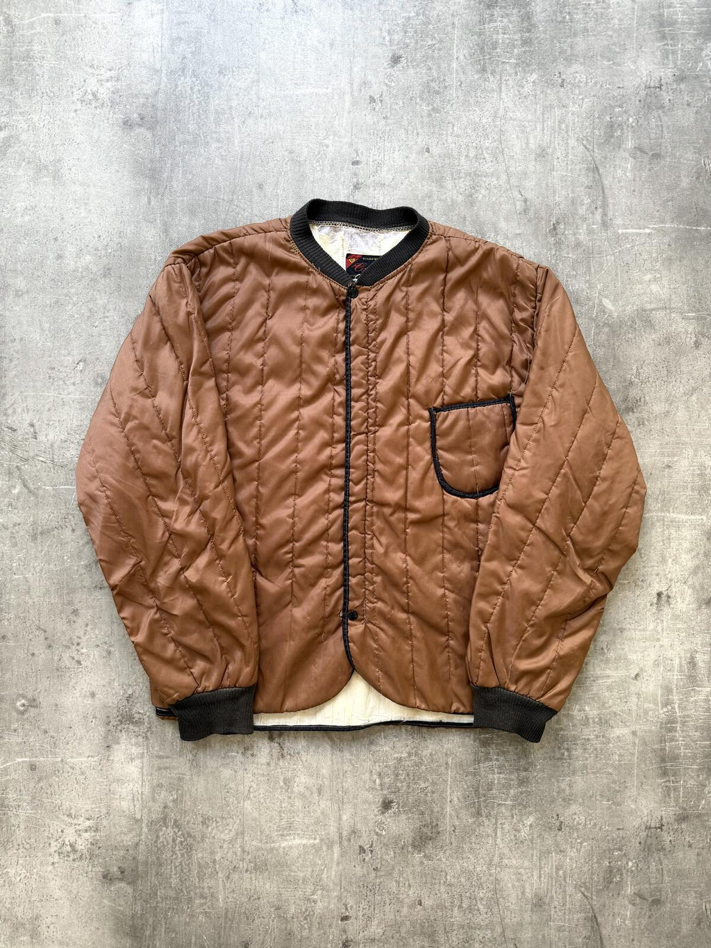 Rare Vintage 1950s Cabot Sportswear Cropped Quilted Freezer Jacket.