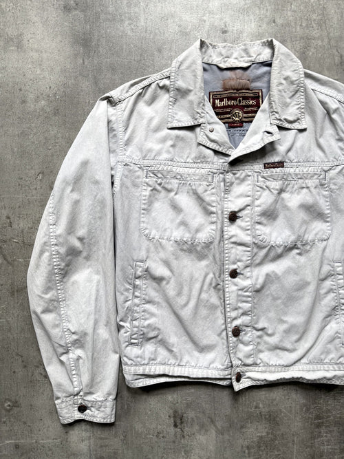 Vintage 1990’s Marlboro Classics Coated Cotton Four Pocket Cropped Western Blouson.