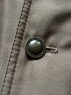 Vintage 1990's Baracuta England Brown Modular Wool Insulated Casual Blouson.