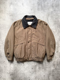 Vintage 1990's Baracuta England Brown Modular Wool Insulated Casual Blouson.