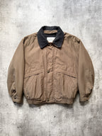 Vintage 1990's Baracuta England Brown Modular Wool Insulated Casual Blouson.