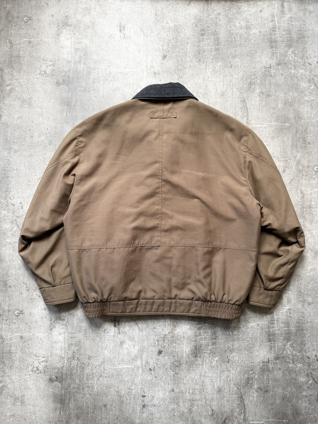 Vintage 1990's Baracuta England Brown Modular Wool Insulated Casual Blouson.