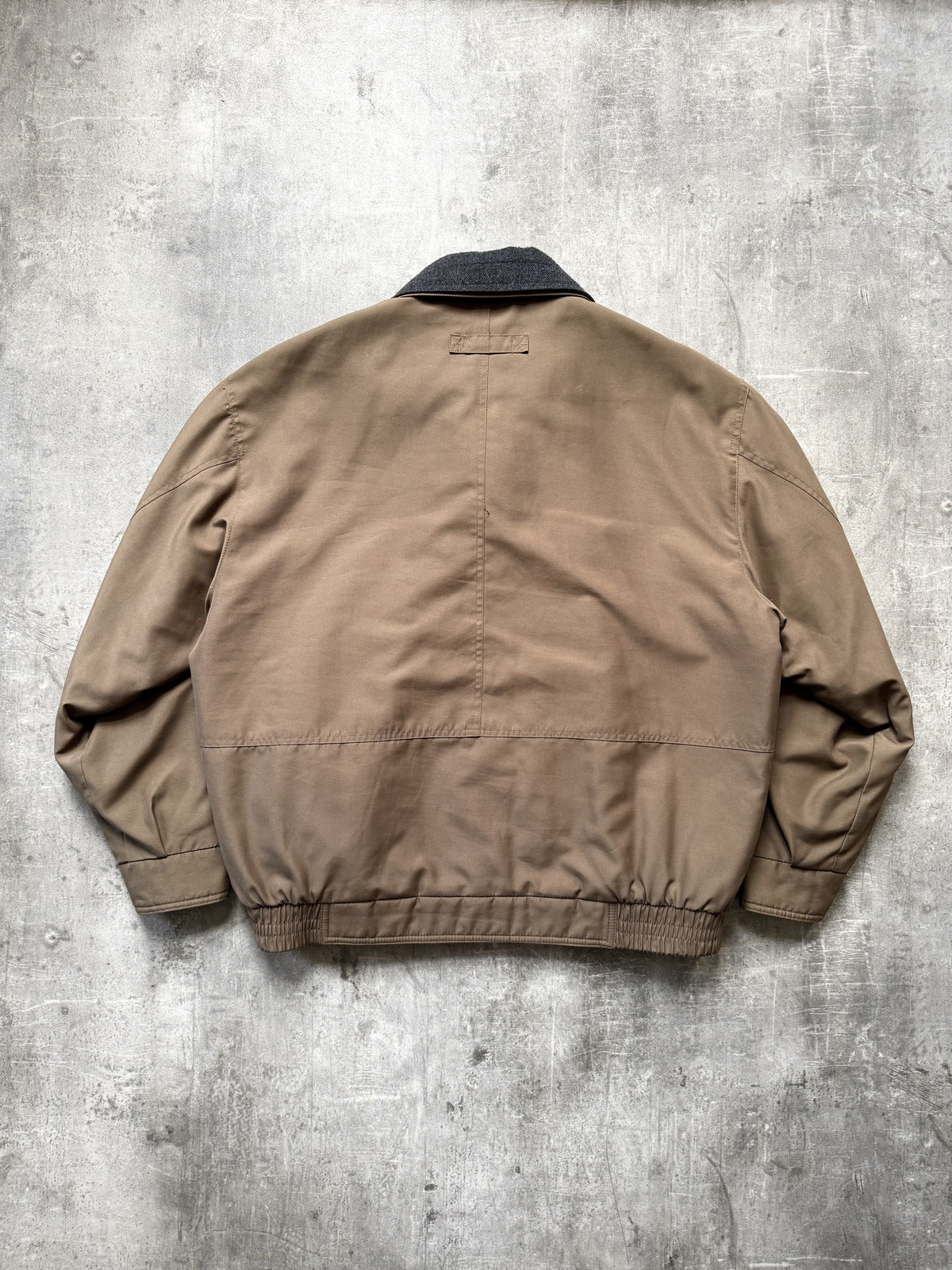 Vintage 1990's Baracuta England Brown Modular Wool Insulated Casual Blouson.