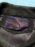 Vintage 1970's Mexican Made Western Yoked Suede Rider Blouson.