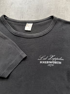 Rare Vintage 1979 Led Zeppelin Knebworth Festival Graphic Tee.