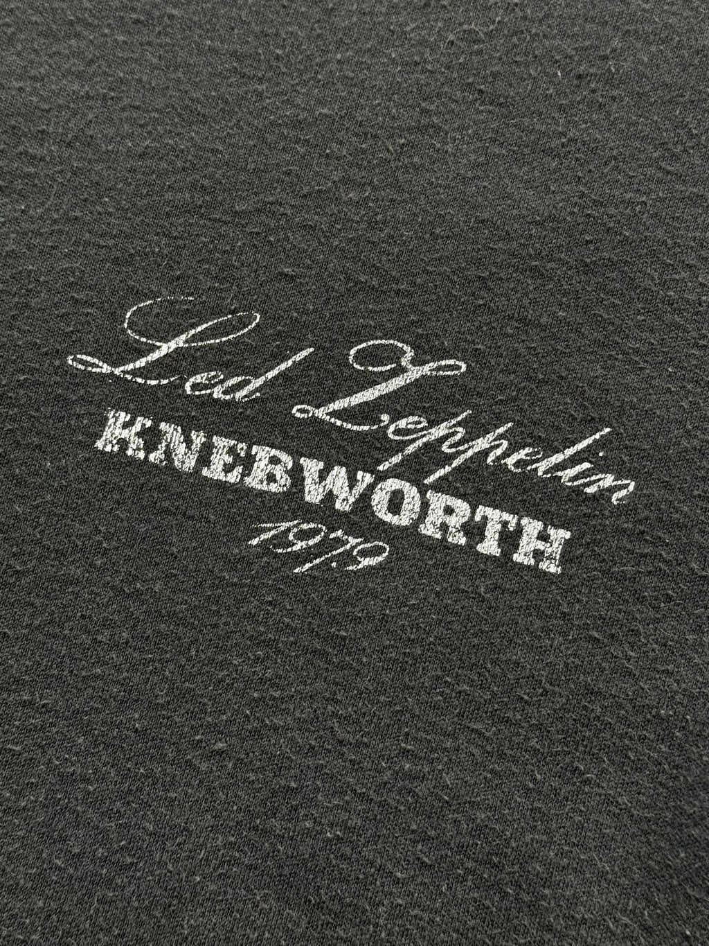 Rare Vintage 1979 Led Zeppelin Knebworth Festival Graphic Tee.