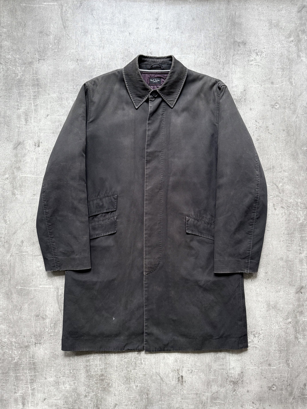 Vintage 1990’s Paul Smith Three Pocket Faded Formal 3/4 Length Modular Coat.