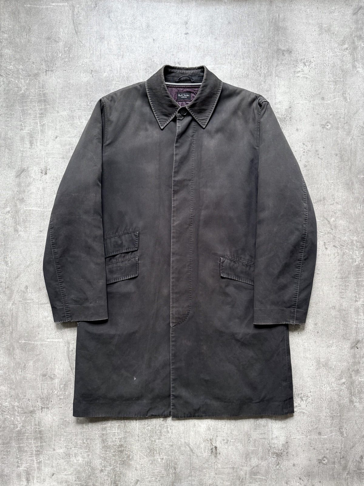 Vintage 1990’s Paul Smith Three Pocket Faded Formal 3/4 Length Modular Coat.