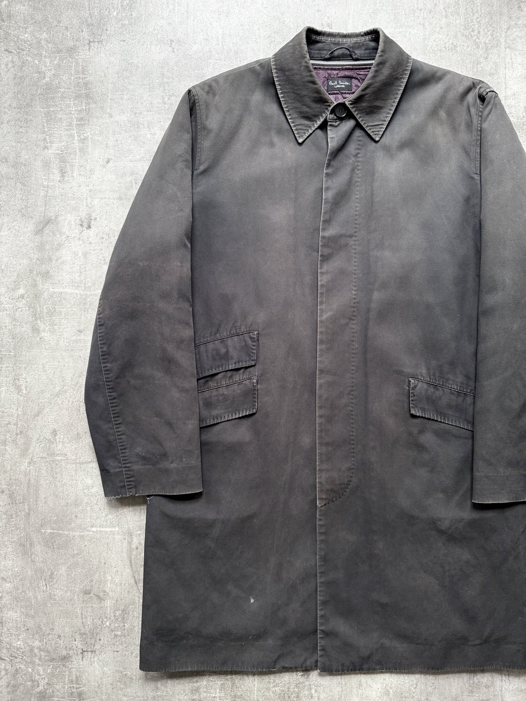 Vintage 1990’s Paul Smith Three Pocket Faded Formal 3/4 Length Modular Coat.