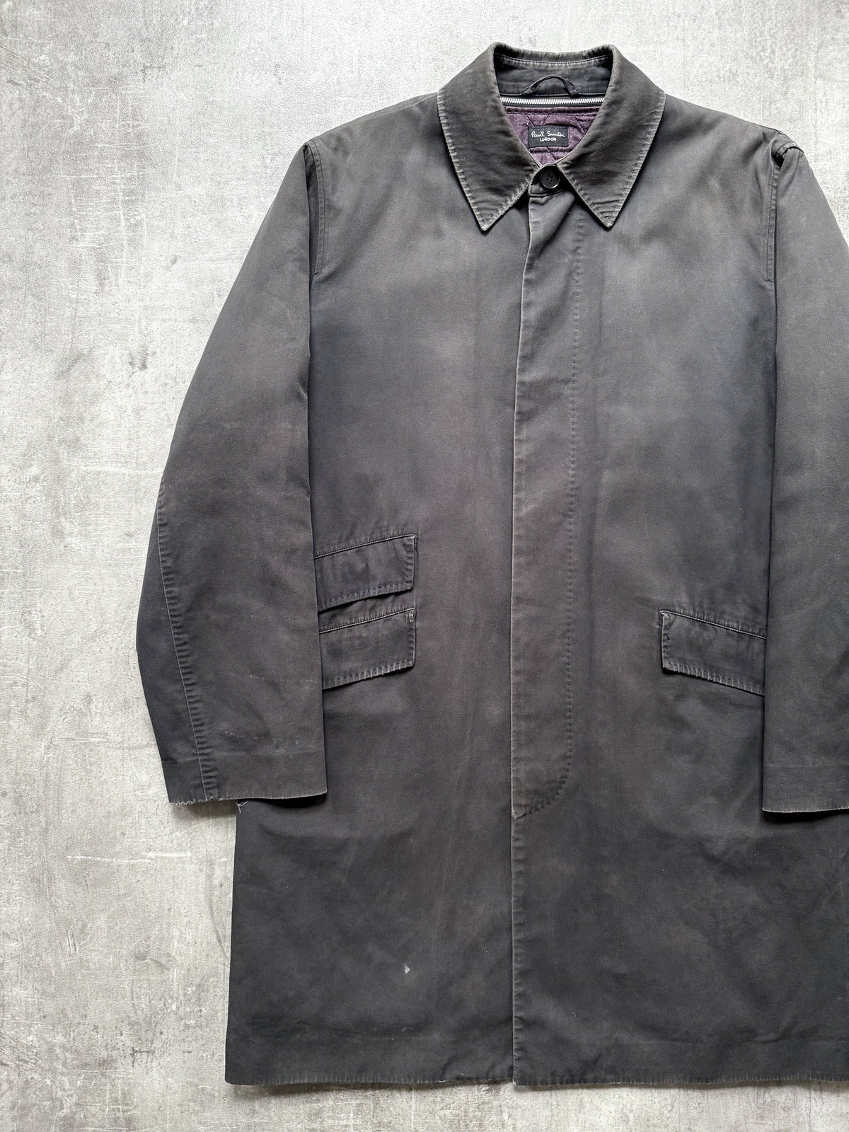 Vintage 1990’s Paul Smith Three Pocket Faded Formal 3/4 Length Modular Coat.