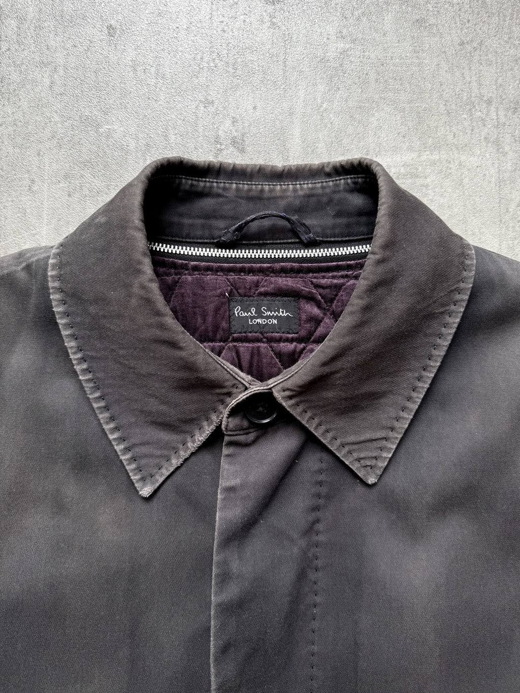 Vintage 1990’s Paul Smith Three Pocket Faded Formal 3/4 Length Modular Coat.