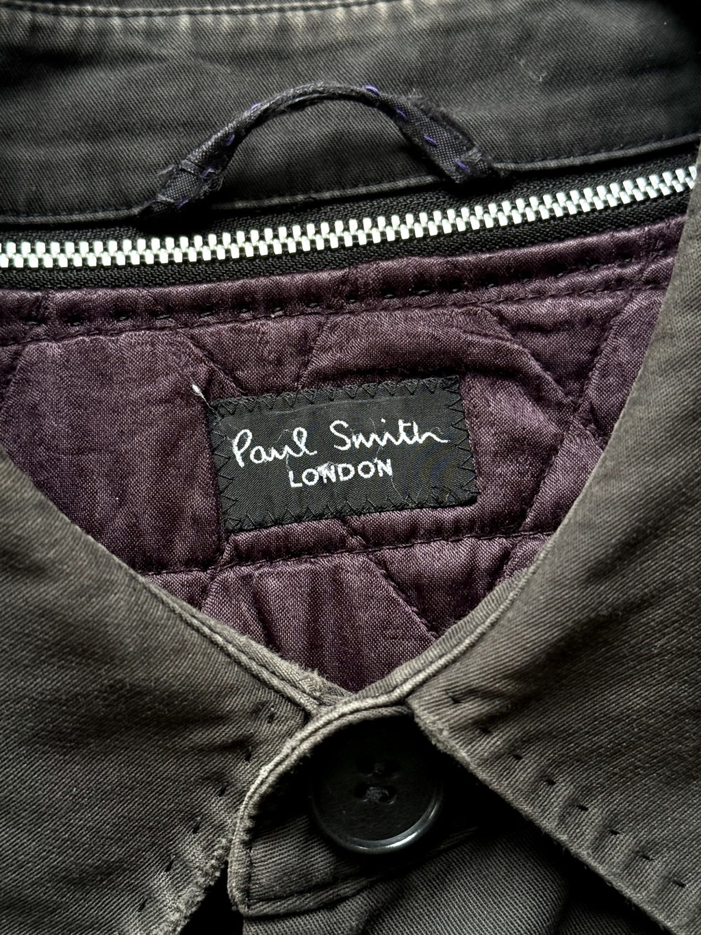 Vintage 1990’s Paul Smith Three Pocket Faded Formal 3/4 Length Modular Coat.