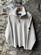 Vintage 1990's Paul Smith R.Newbold Japan Naoki Takizawa Heavyweight Military Sweater.