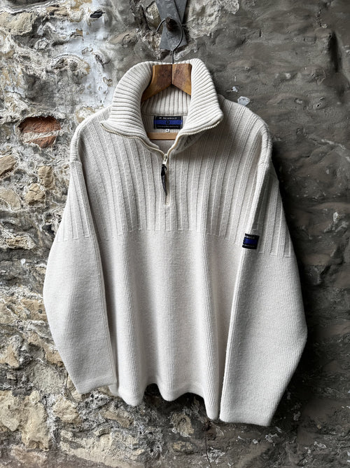 Vintage 1990's Paul Smith R.Newbold Japan Naoki Takizawa Heavyweight Military Sweater.